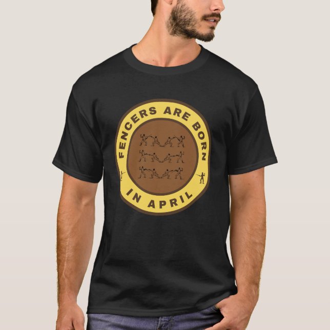 Im April werden die Fencer im alternativen Design  T-Shirt (Vorderseite)