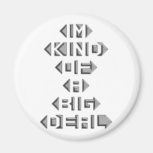 Im Art einer großen Sache Magnet