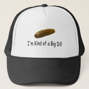 Im Art eines großen Dills Truckerkappe