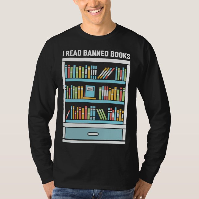 I'm at The Banned Books I Read Banned Books T-Shirt (Vorderseite)