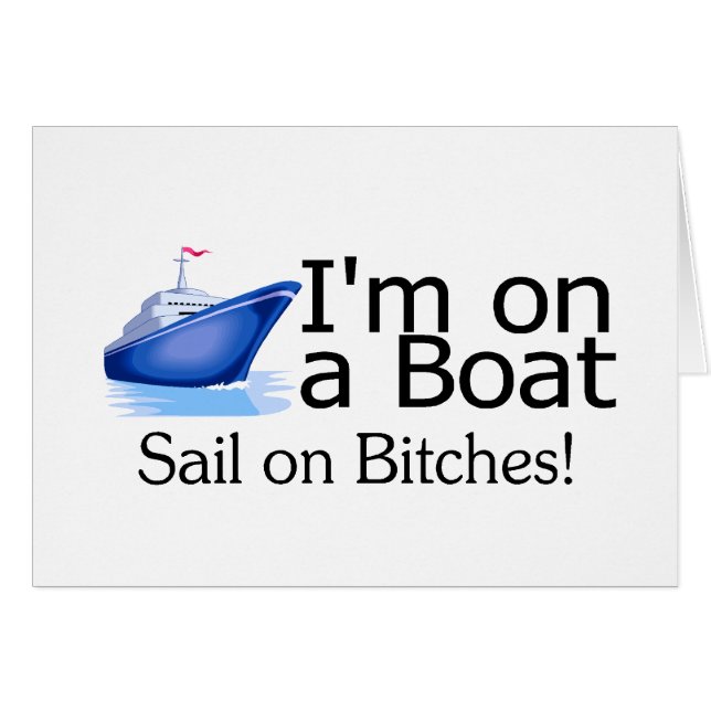 Im auf einem Boot (Vorderseite (Horizontal))