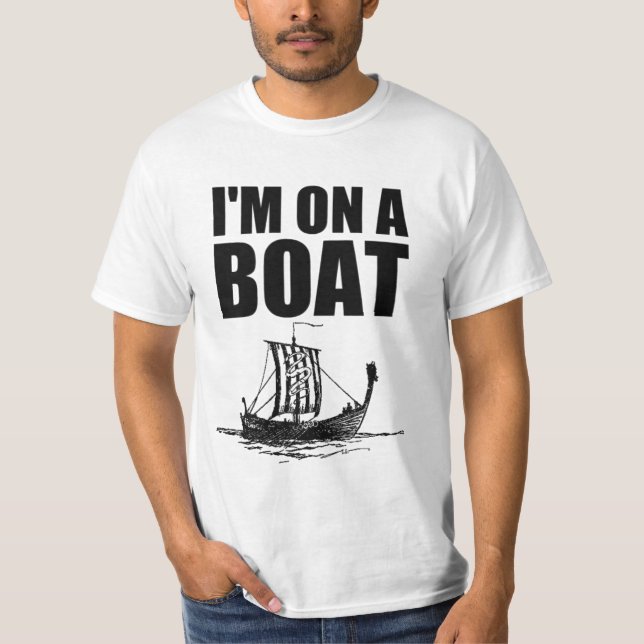 Im auf einem Boots-Senior-Shirt T-Shirt (Vorderseite)