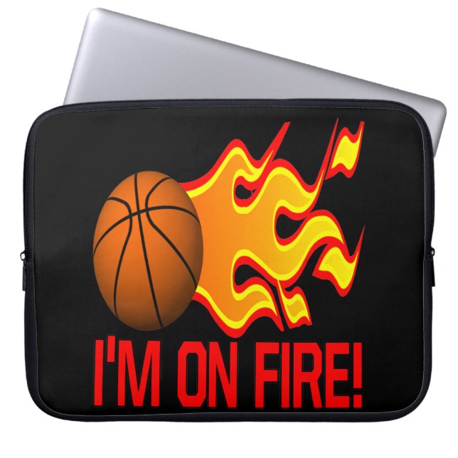 Im auf Feuer Laptopschutzhülle (Vorderseite)