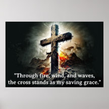 Im Auge des Sturms - Unerschüttertes Glaubensplaka