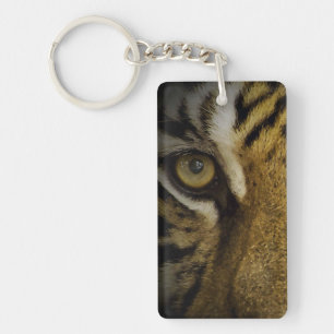Im Auge eines Tigers Schlüsselanhänger