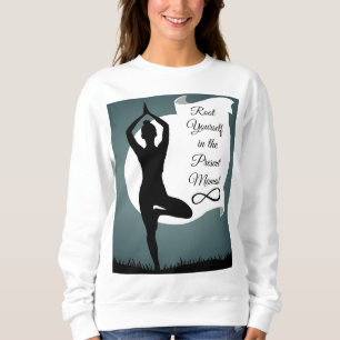 Im Augenblick erschöpft Sweatshirt