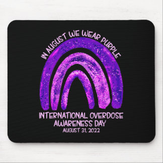 Im August tragen wir ein Lila Bewusstsein für Über Mousepad