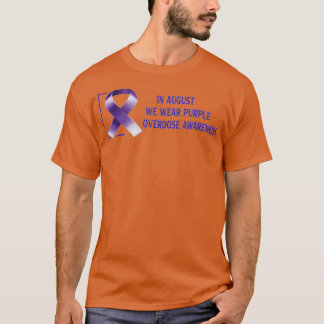 Im August tragen wir lila internationales Überdosi T-Shirt
