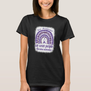 Im August tragen wir lila Rainbow Overdose Awarene T-Shirt