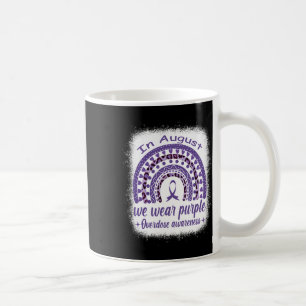 Im August tragen wir Lila Rainbow-Überdosierungswa Kaffeetasse
