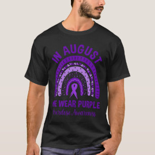 Im August tragen wir lila Regenbogen-Überdosierung T-Shirt