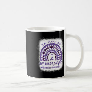 Im August tragen wir lila Regenbogen-Überdosis-Bew Kaffeetasse