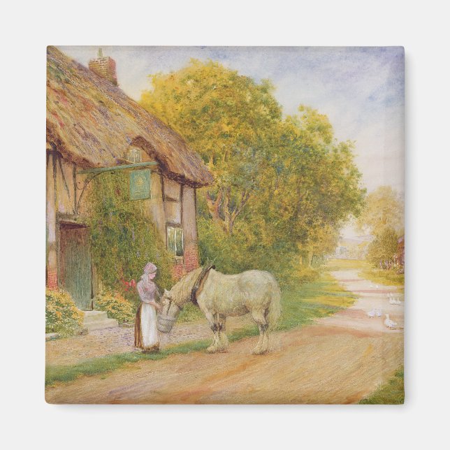 Im Außenbereich des Village Inn Magnet (Vorne)