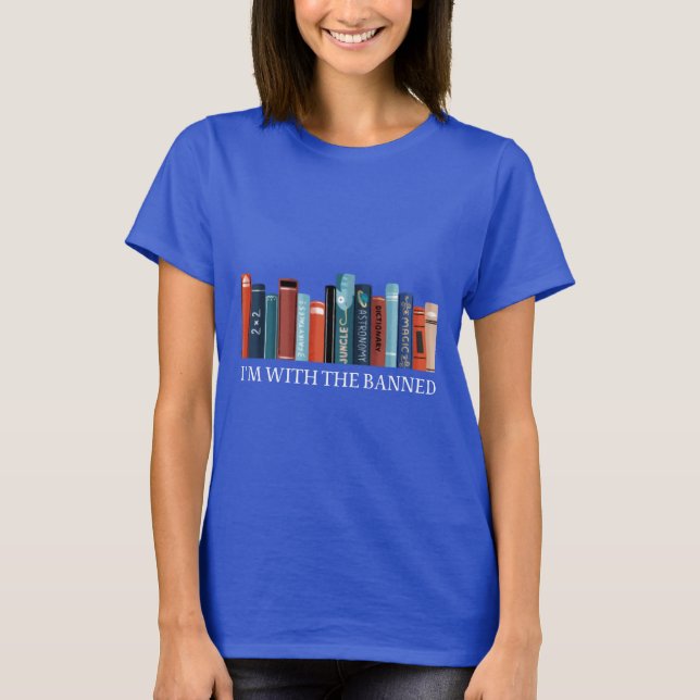 im avec le t-shirt amateur de livres amusants inte (Devant)