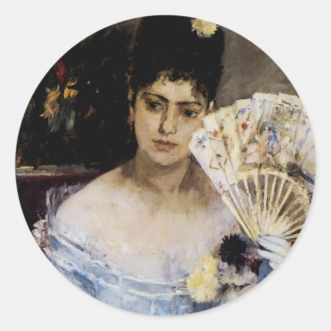 Im Ball Runder Aufkleber (Vorderseite)