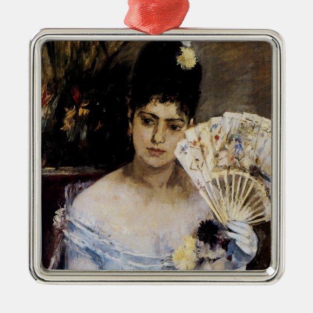 Im Ball Silbernes Ornament (Vorne)