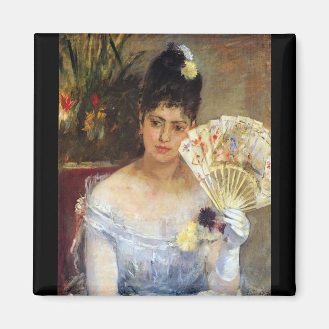 Im Ball von Berthe Morisot Magnet (Vorne)