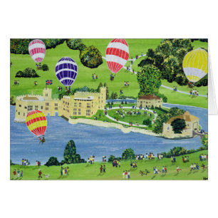 Im Ballon aufsteigen bei Leeds Castle