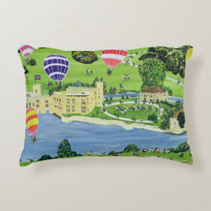 Im Ballon aufsteigen bei Leeds Castle Dekokissen