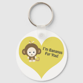 Im Bananen für dich Monkey Schlüsselanhänger