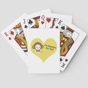 Im Bananen für dich Monkey Spielkarten