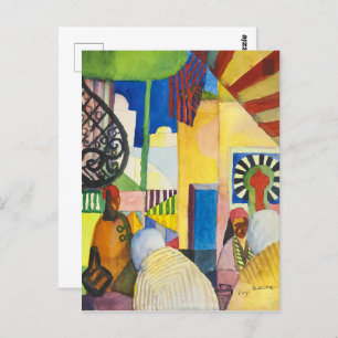 Im Basar Auguste Macke Postkarte