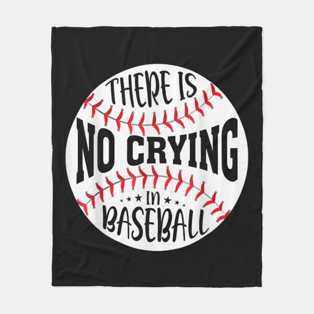 Im Baseball gibt es kein Weinen Fleecedecke (Vorderseite)