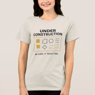 Im Bau - leichtes T-Shirt sein Tri-Blend Shirt
