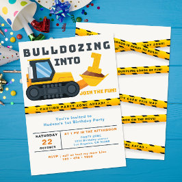 Im Baugewerbe 1. Geburtstag Einladung