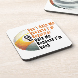 Im Beautiful Im Good 9 Ball Untersetzer