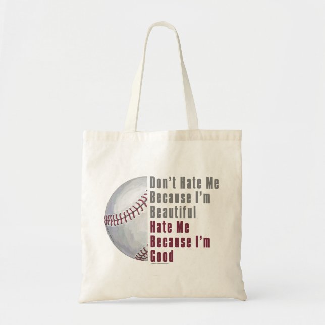 Im Beautiful Im Good Baseball Tragetasche (Vorne)