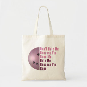 Im Beautiful Im Good Bowling Pink Tragetasche