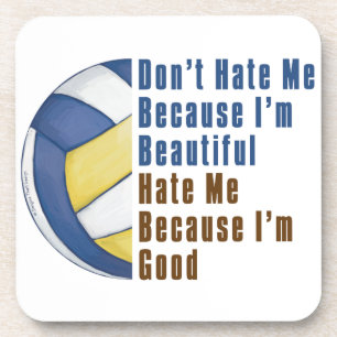 Im Beautiful Im Good Volleyball Untersetzer