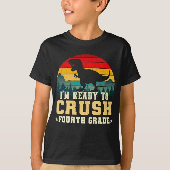 im bereit, die vierte Klasse zu vernichten T-Shirt (Vorderseite)