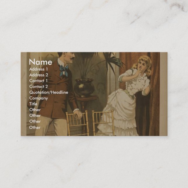 Im Besitz des Feindes Visitenkarte (Vorderseite)