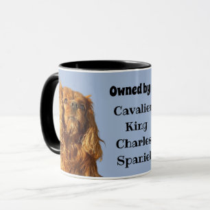Im Besitz einer Ruby Cavalier King Charles Spaniel Tasse