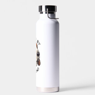 Im Besitz eines Basset Hound Trinkflasche