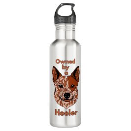 Im Besitz eines Helfers (rot) Edelstahlflasche
