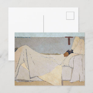 Im Bett Edouard Vuillard Postkarte