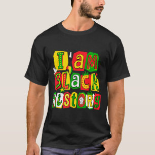 Im Black History Month Afroamerikanische Schwarze T-Shirt