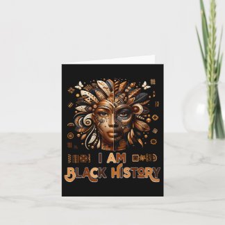 Im Black History Month Pride Melanin African Women Karte