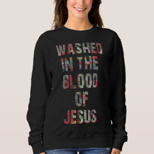 IM BLUT DES JESUS-CHRISTS VERSCHMUTZT SWEATSHIRT