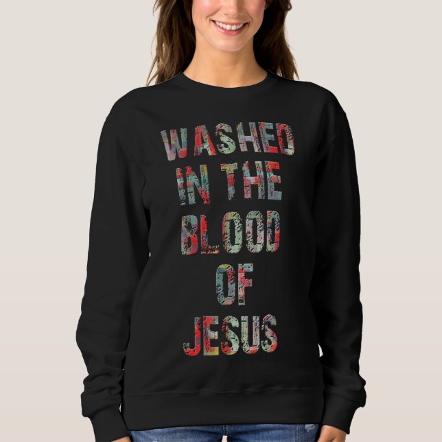 IM BLUT DES JESUS-CHRISTS VERSCHMUTZT SWEATSHIRT (Vorderseite)