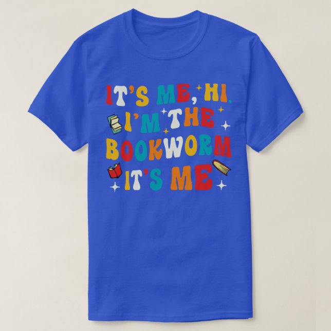 Im Bücherwurm T-Shirt (Design vorne)