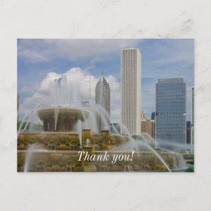 Im Buckingham Fountain vielen Dank an die Postcard Postkarte