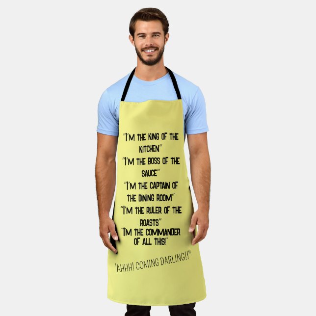 "Im Chef" Schürze, die Kleidung kocht Schürze (Getragen)