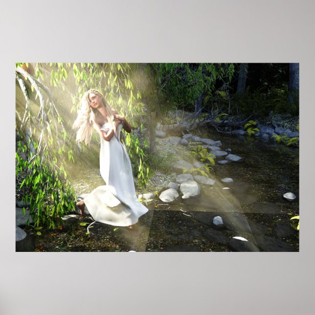 Im Creek Daz Studio digitale Kunst Poster (Vorne)
