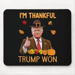 Im dankbaren Trump Won Erntedank Türkei Fall Männe Mousepad