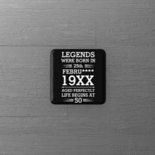 Im Datumsmonatsalter waren benutzerdefinierte Lege Button