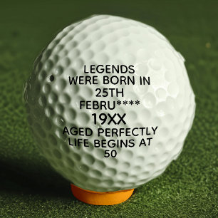 Im Datumsmonatsalter waren benutzerdefinierte Lege Golfball